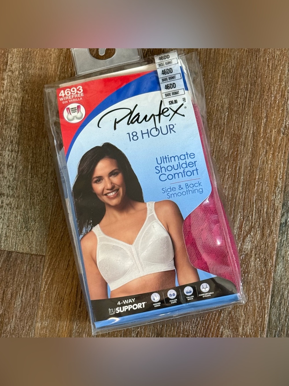 Playtex 18 Hour Ultimate Shoulder Comfort Bra - 46DD